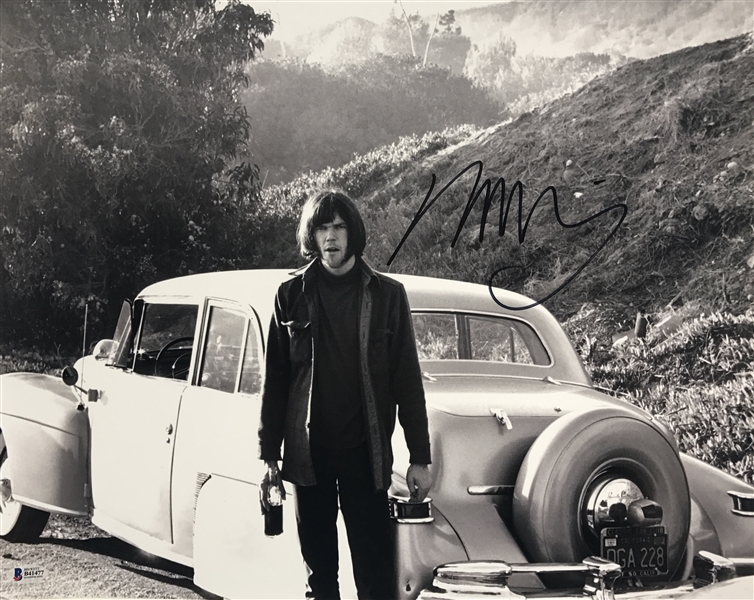 Neil Young Superb Signed 16" x 20" Photograph (Beckett/BAS)