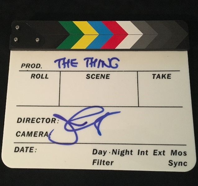 The Thing: John Carpenter Signed Directors Clapper (BAS/Beckett Guaranteed)