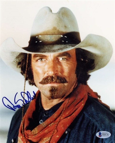 Tom Selleck Signed 8" x 10" Photogram from "Quigley Down Under" (BAS/Beckett)