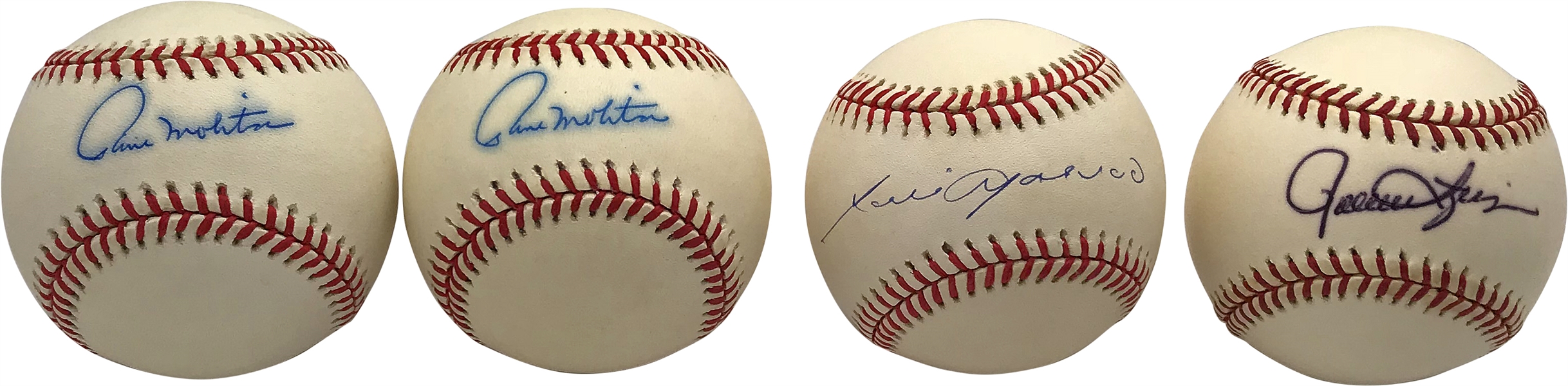 Lot of Eight (8) MLB Star Signed Baseballs w/ Molitor, Yount & Others! (Beckett/BAS Guaranteed)