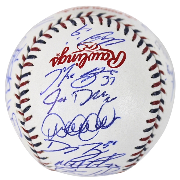 2014 MLB All-Star Team Multi-Signed Official All-Star Game Baseball w/ 24 Signatures (BAS/Beckett)