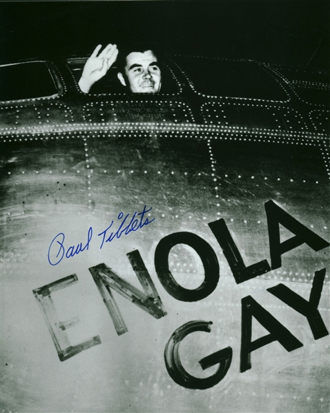 Paul Tibbets Signed 8" x 10" Enola Gay Photograph (Beckett/BAS Guaranteed)