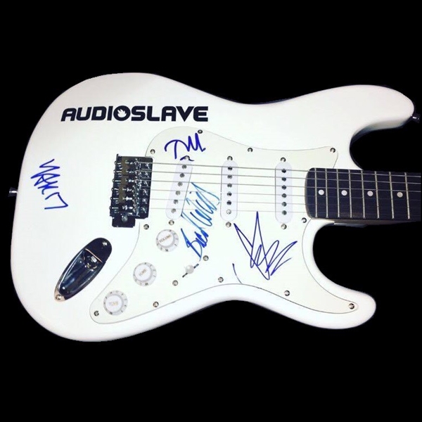 Audioslave RARE Band Signed Stratocaster-Style Guitar w/ All 4 Members! (BAS/Beckett Guaranteed)