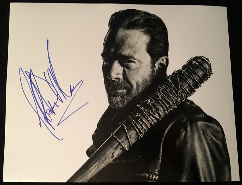 Jeffrey Dean Morgan Signed 11" x 14" Photo from "The Walking Dead" (BAS/Beckett Guaranteed)