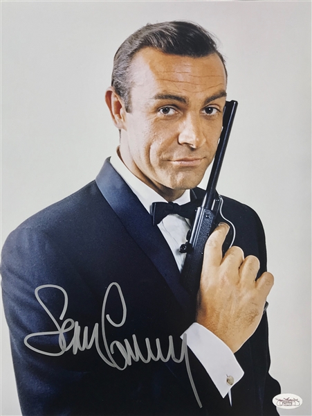 Sean Connery Superb Signed 11" x 14" Color Photo as "007: James Bond" (JSA)