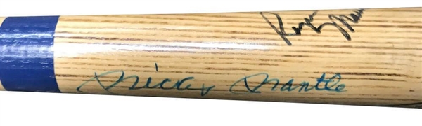 Mickey Mantle & Roger Maris Dual Signed Full Size Baseball Bat (PSA/DNA)