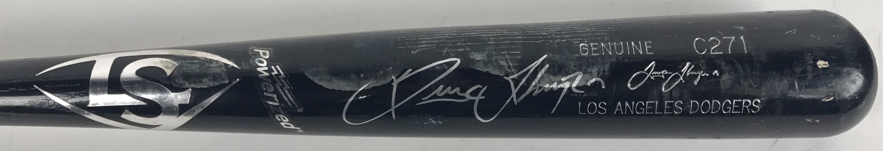 Trayce Thompson 2016 Game Used & Signed C271 Louisville Slugger Bat (JSA)