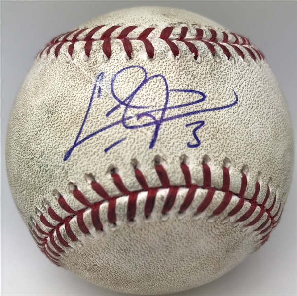 Chris Taylor Signed & Game Used 2017 OML Baseball During 2-5 Performance! (MLB & PSA/DNA)