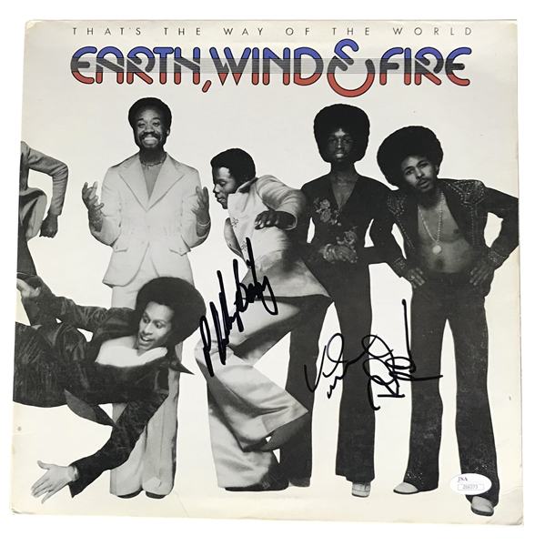 Earth, Wind & Fire Group Signed "Thats The Way of the World" Record Album (JSA)