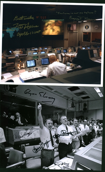 Lot of Six (6) NASA Signed 8" x 10" Photographs w/ Lovell, Haise & Others (Beckett/BAS Guaranteed)