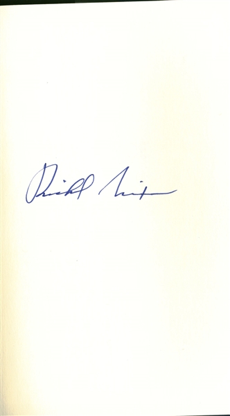 Richard Nixon Signed "Real Peace" Book (Beckett/BAS Guaranteed)