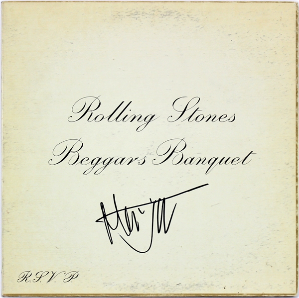 The Rolling Stones: Mick Jagger Signed "Beggars Banquet" Record Album (JSA)
