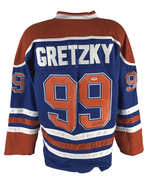 Wayne Gretzky Signed Oilers CCM Jersey (PSA/DNA)