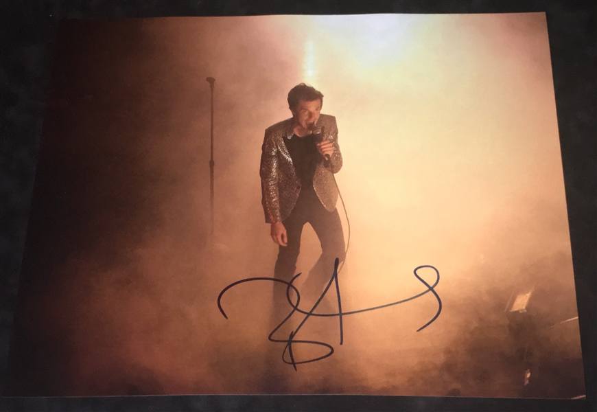 The Killers: Brandon Flowers Signed 16" x 20" Photograph (BAS/Beckett Guaranteed)