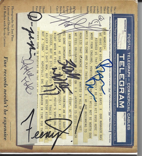 (Jack White) Blanche Band Signed 2004 CD Booklet with EARLY Jack White Autograph (Beckett/BAS)