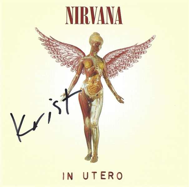 Nirvana Signed CD & Album Lot (3) with Krist Novoselic & Pat Smear (Beckett/BAS Guaranteed)