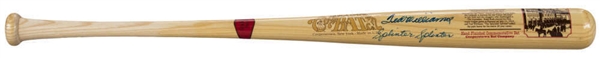 Ted Williams Signed Commemorative Cooperstown Baseball Bat w/ Rare "Splendid Splinter" Inscription (Beckett/BAS)