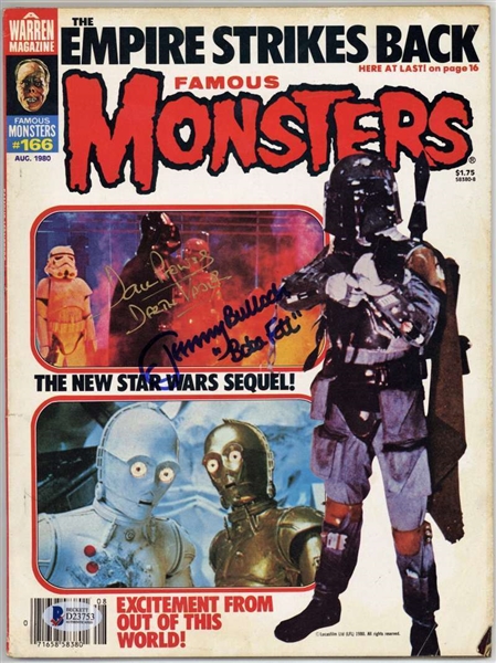 David Prowse & Jeremy Bulloch Signed August 1980 "Famous Monsters" Magazine (Beckett/BAS)