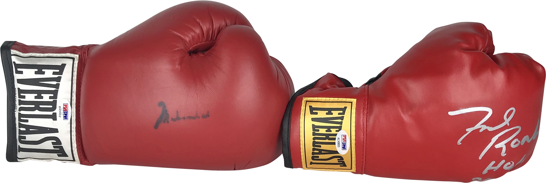 Muhammad Ali & Freddie Roach Single Signed Everlast Boxing Glove (PSA/DNA)