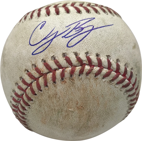 Cody Bellinger Signed & Game Used 2017 OML Baseball During ROY Campaign!(MLB & PSA/DNA)