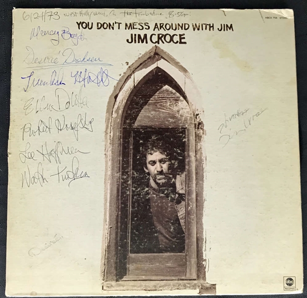 Jim Croce ULTRA-RARE Signed "You Dont Mess Around With Jim" Album (JSA)