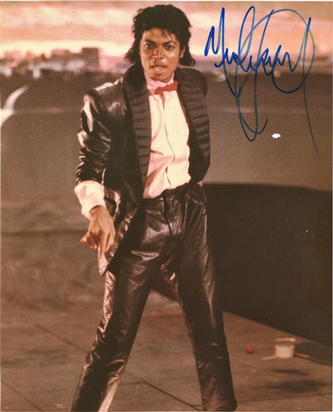 Michael Jackson Vintage Signed 8" x 10" Color Photograph (REAL/Epperson)