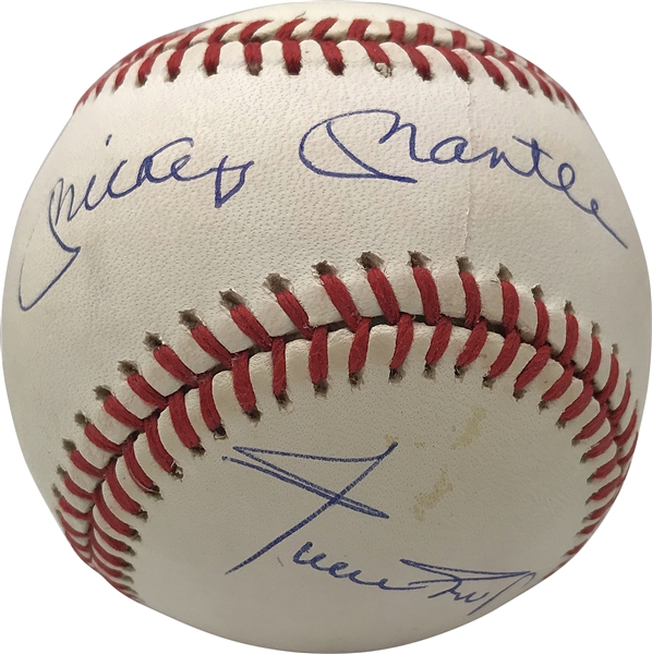 Willie Mays, Mickey Mantle & Duke Snider Signed OAL Baseball (Beckett/BAS)