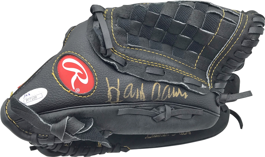 Hank Aaron Signed Rawlings Gold Glove (JSA)