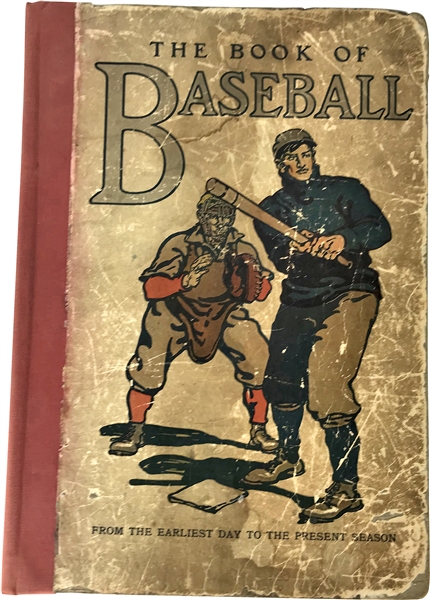Walter Johnson Rare Signed "The Book of Baseball" Hardcover Book (PSA/DNA)