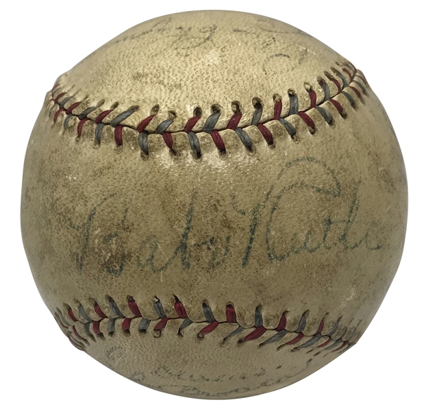 1934 New York Yankees Signed Baseball w/ Ruth & Gehrig! (PSA/DNA)