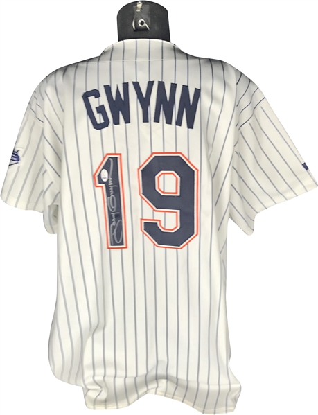 Tony Gwynn Signed On-Field Style 1999 Padres Jersey (Beckett/BAS)