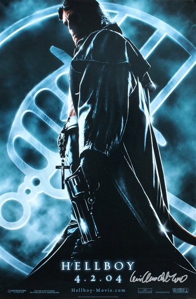 Guillermo Del Toro Signed "Hellboy" & "Hellboy 2" Posters (Beckett/BAS Guaranteed)
