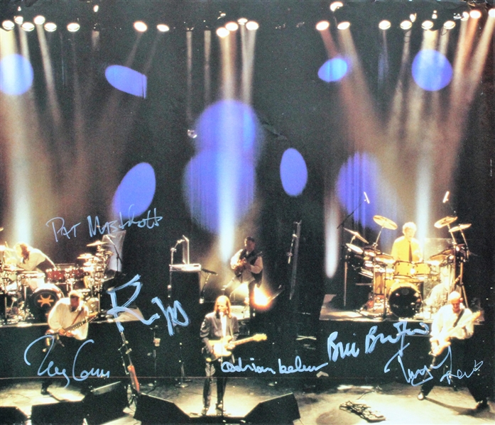 King Crimson Group Signed "Thrak Attak" Mini Poster (Beckett/BAS Guaranteed)
