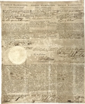 George Washington & Thomas Jefferson Bold & Impressive Dual Signed 13" x 15.5" 1794 Three Language Ships Pass Document (Beckett/BAS Guaranteed)