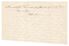 Albert Einstein Rare 1918 Handwritten Letter to Friend & Colleague Michele Besso (Beckett/BAS Guaranteed)