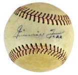 Jimmie Foxx Stunning Single-Signed OAL (Cronin) Baseball w/ Exceptional Bold Autograph! (BAS/Beckett)