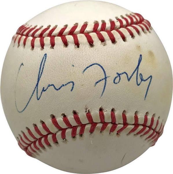 Chris Farley UTLRA-RARE Signed SNL-Era OAL Baseball (JSA)