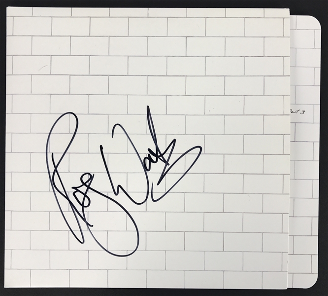 Pink Floyd: Roger Waters In-Person Signed "The Wall" Record Album with Photo Proof! (Beckett/BAS)