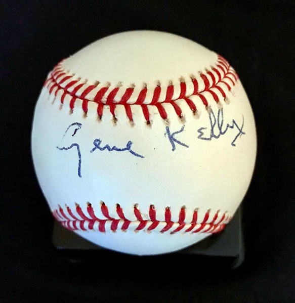 Gene Kelly Signed ONL Baseball (PSA/DNA)