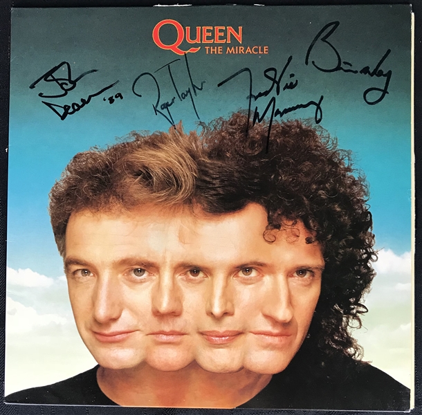 Queen Rare c. 1989 Group Signed "The Miracle" Album (REAL/Epperson)