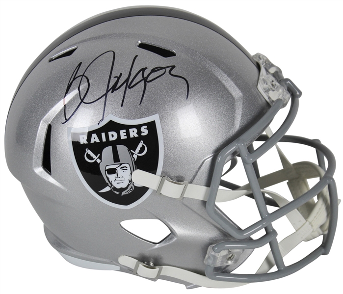 Bo Jackson Signed Full-Sized Speed-Style Raiders Helmet (Beckett/BAS)