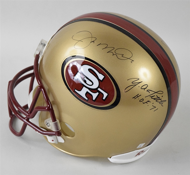 49ers Legends Signed Full Size Helmet w/ Montana, Clark & Others! (Beckett/BAS Guaranteed)