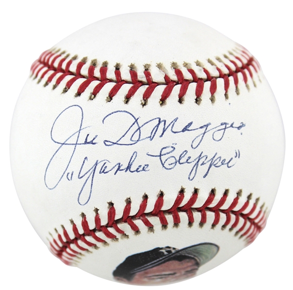 Lot Detail Joe Dimaggio Near Mint Signed Hand Painted Baseball W