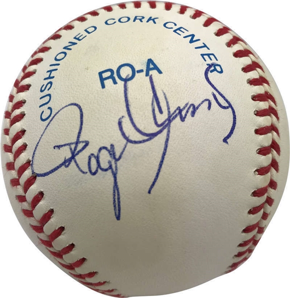Roger Clemens Signed OML (Budig) Baseball (Beckett/BAS)