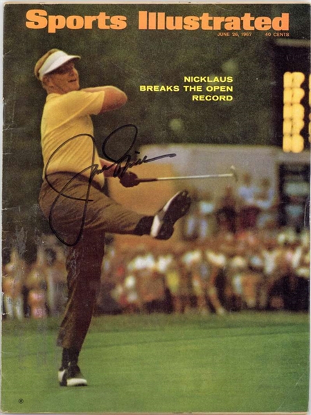 Jack Nicklaus Signed June 1967 Sports Illustrated Magazine (JSA)