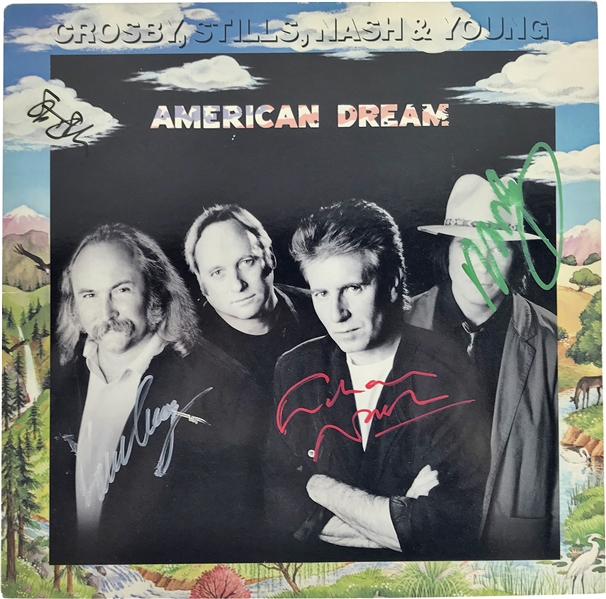 CSNY Group Signed "American Dream" Album (REAL/Epperson)