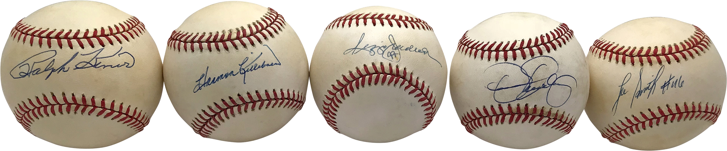 MLB Legends Lot of Ten (10) Single Signed Baseballs w/ Jackson, Mathews & Others (Beckett/BAS Guaranteed)