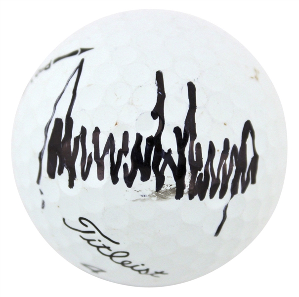 President Donald Trump Signed Golf Ball with Choice Autograph (Beckett/BAS)