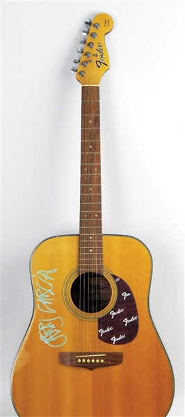 The Grateful Dead: Ultra-Rare Jerry Garcia Signed Fender Acoustic Guitar (JSA)