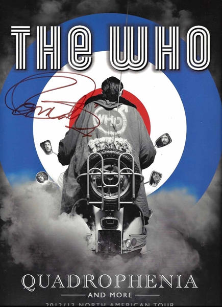 The Who: Roger Daltrey Signed "Quadrophenia and More" Tour Program (Beckett/BAS Guaranteed)